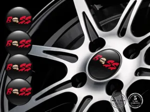 Sticker Dome Stil Tuning Gewölbtes Sport Logo